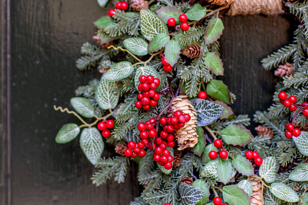 red berry wreath