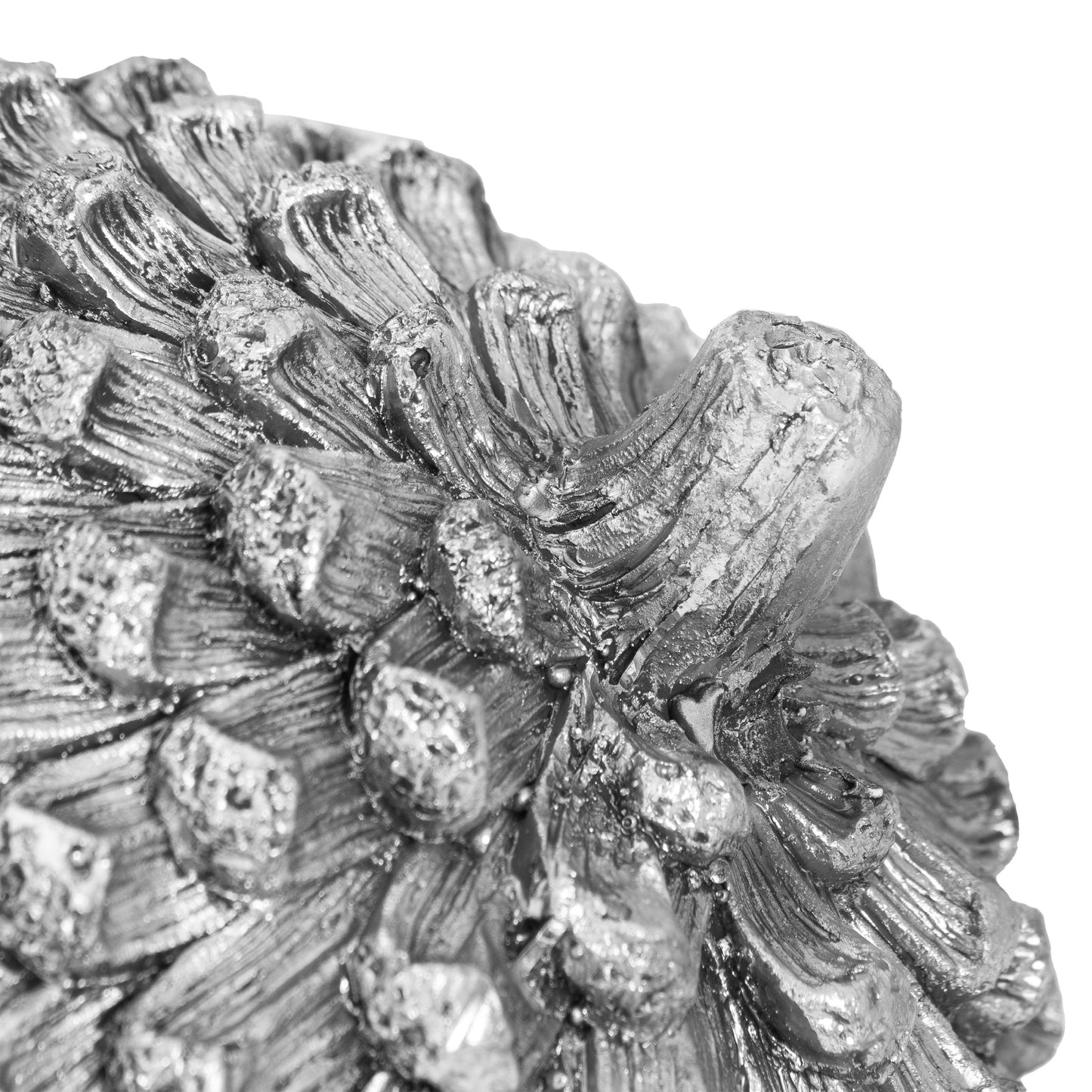 Large Silver Pinecone