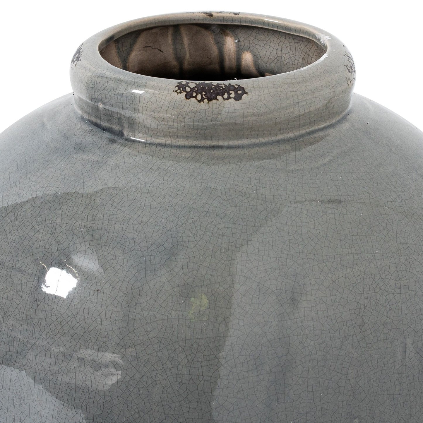 Garda Grey Glazed Tall Giant Juniper Vase