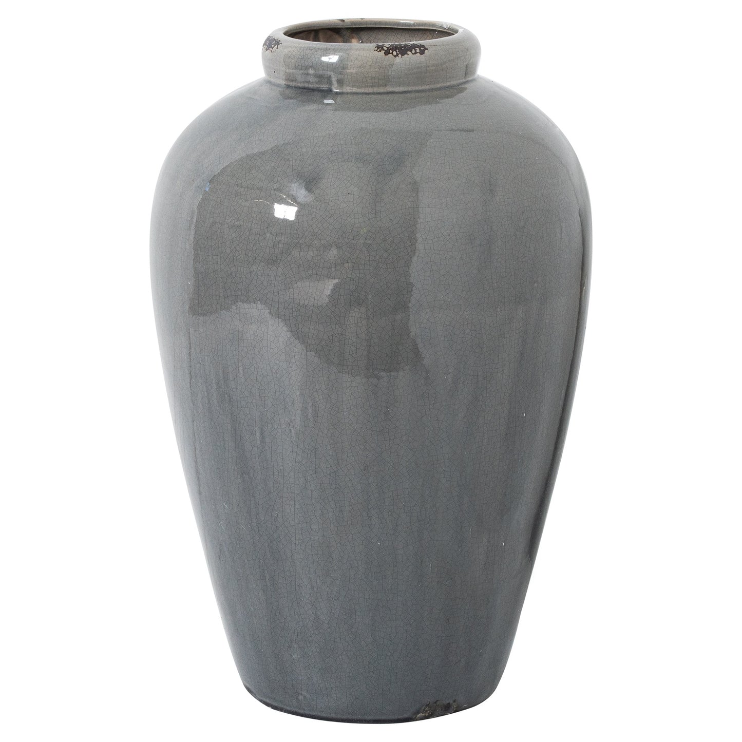 Garda Grey Glazed Tall Giant Juniper Vase