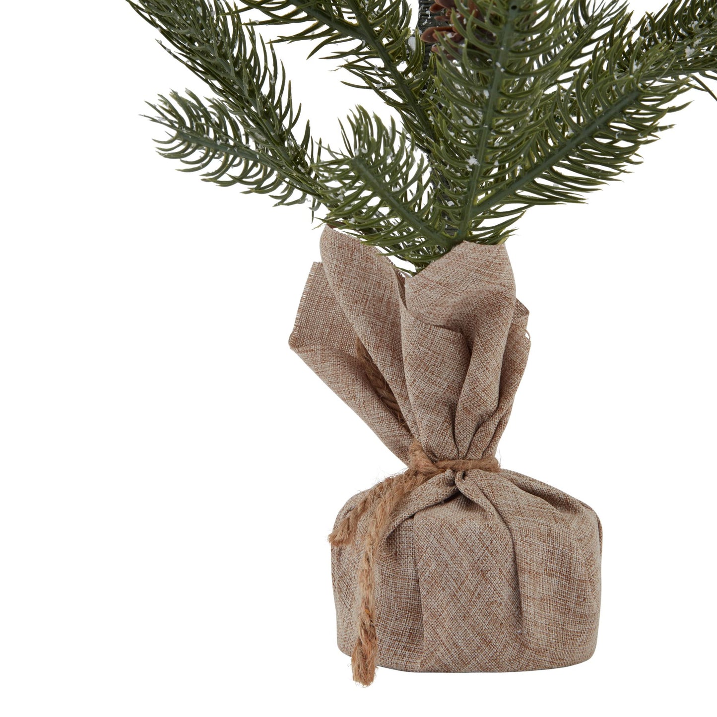 Small Pine Tree With Hessian Covered Base