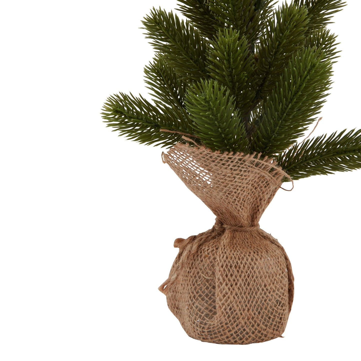 Small Fir Tree With Hessian Covered Base