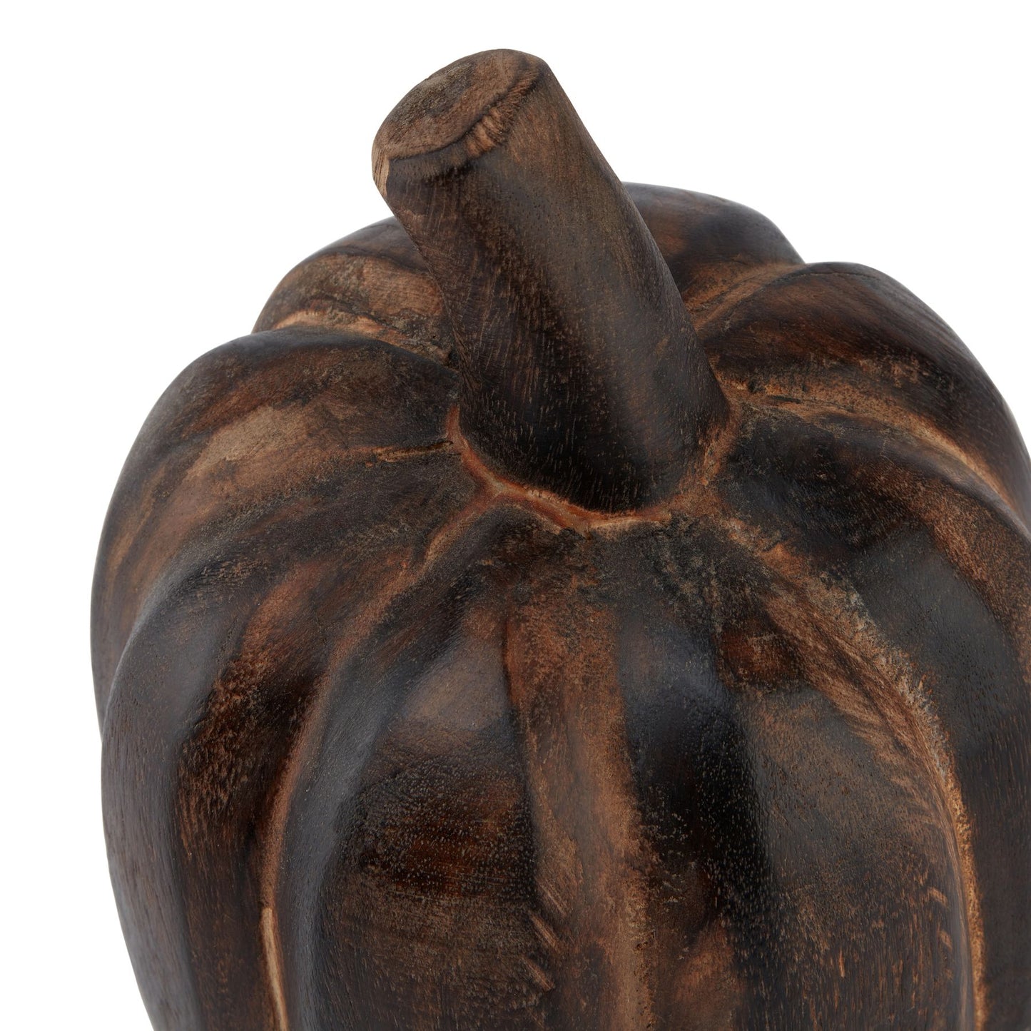 Natural Wooden Pumpkin