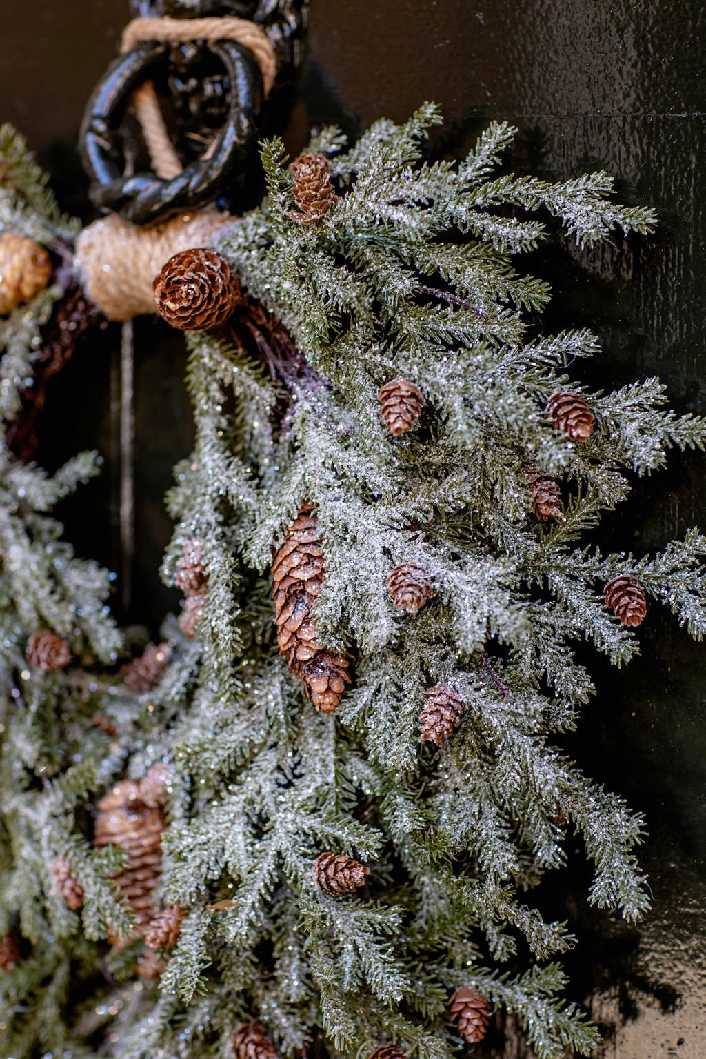 frosted wreath