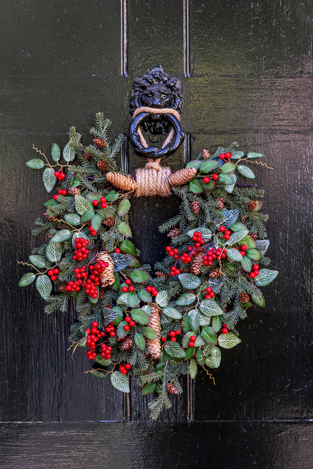 red berry wreath