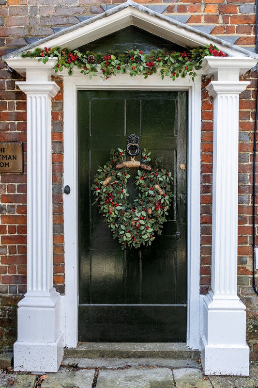 large red berry wreath