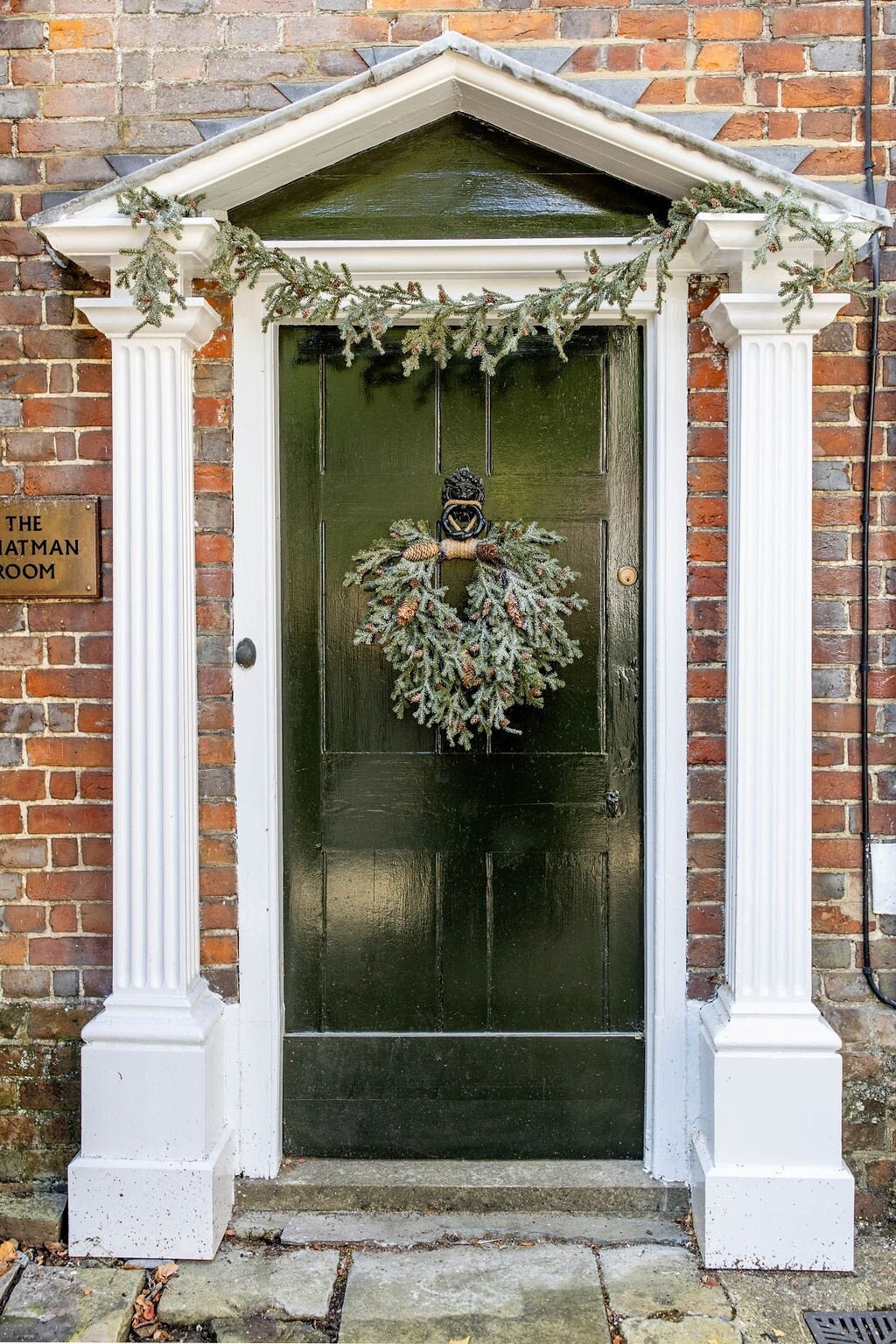 frosted wreath