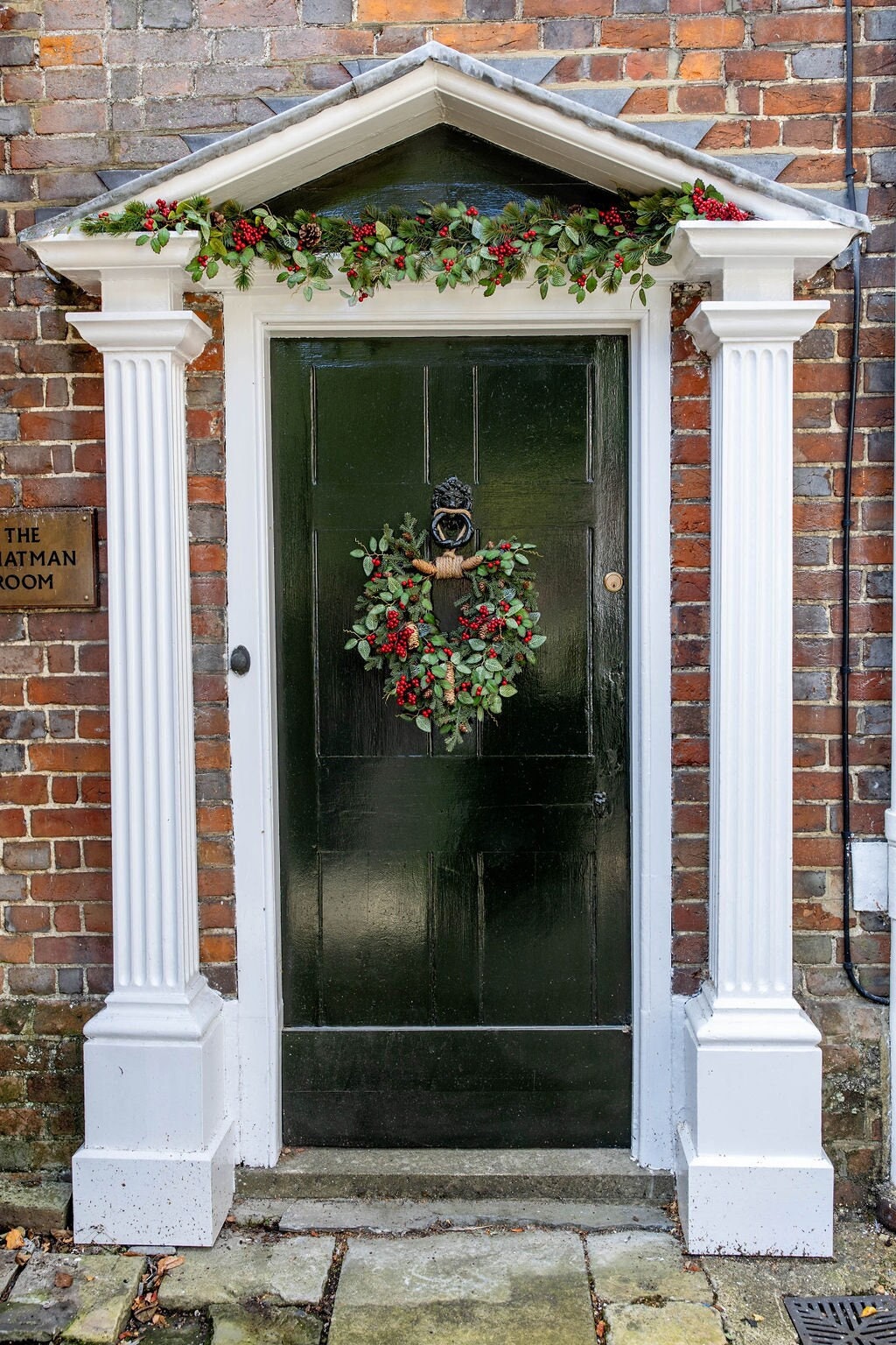 red berry wreath