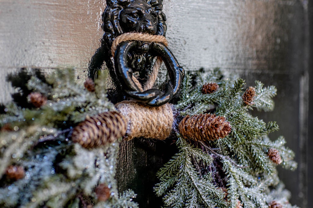 frosted wreath