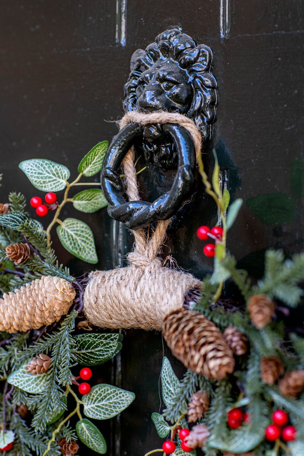 red berry wreath