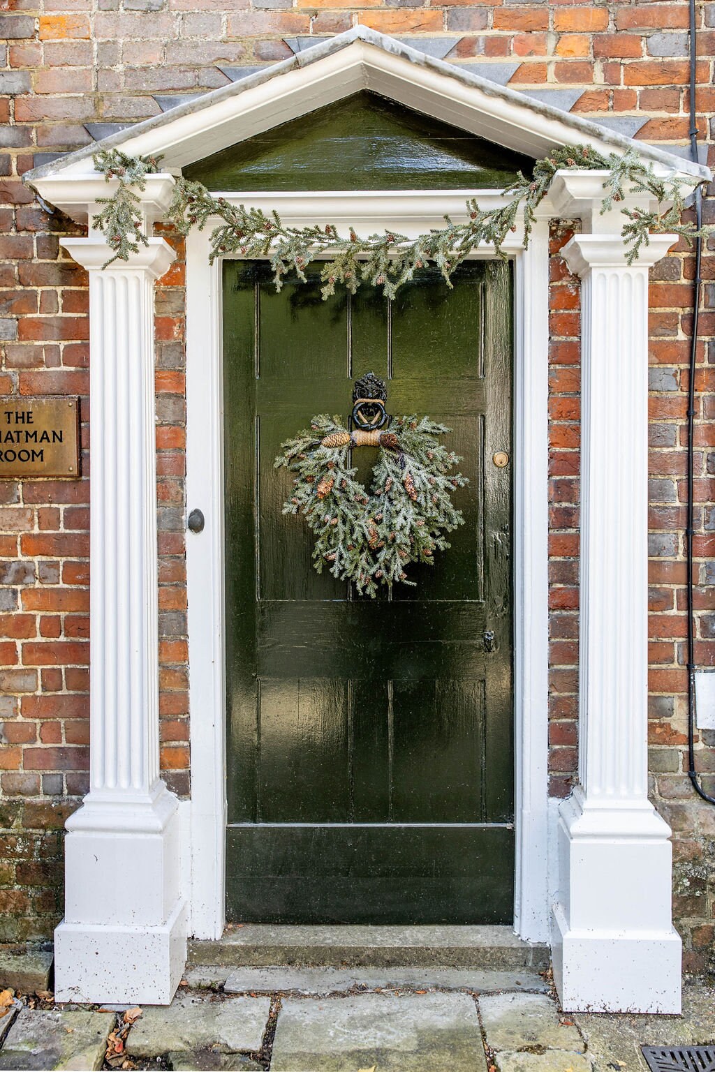 frosted pine garland